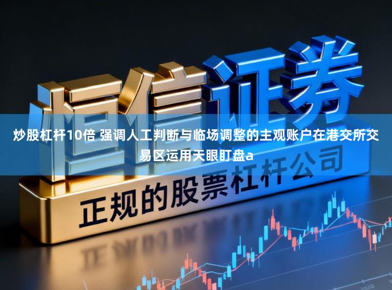 炒股杠杆10倍 强调人工判断与临场调整的主观账户在港交所交易区运用天眼盯盘a