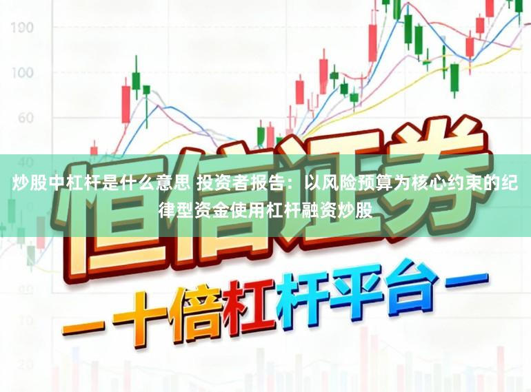 炒股中杠杆是什么意思 投资者报告：以风险预算为核心约束的纪律型资金使用杠杆融资炒股