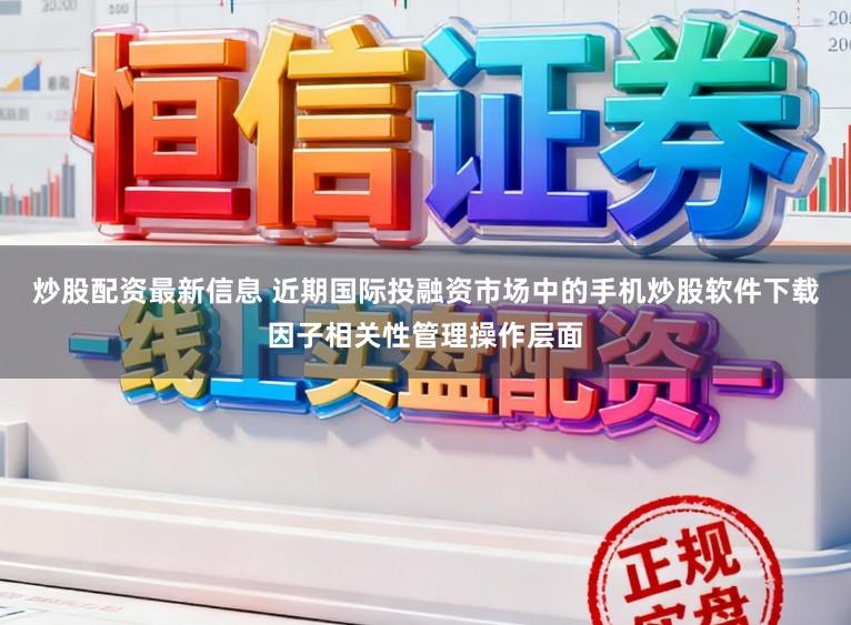 炒股配资最新信息 近期国际投融资市场中的手机炒股软件下载因子相关性管理操作层面
